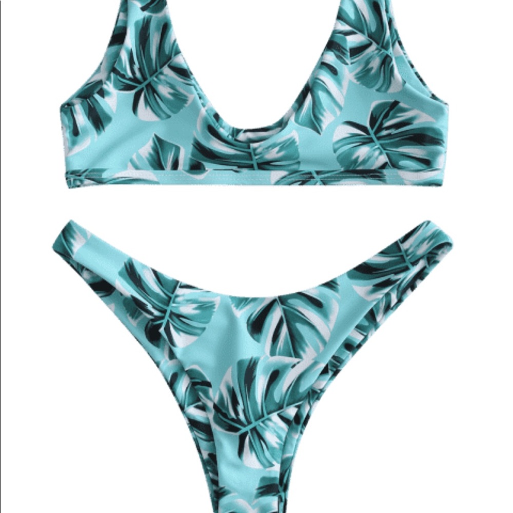 ZAFUL floral bikini- NWT